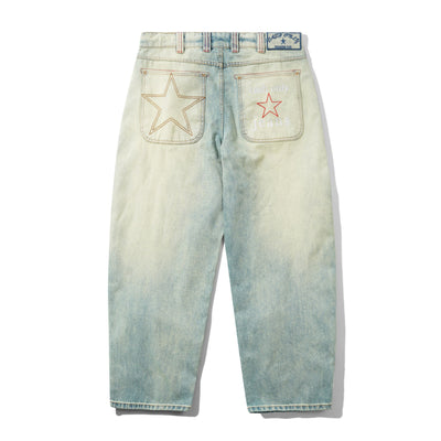 Cash Only Stars Denim Jean Sun Fade Wash