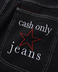 Cash Only Stars Denim Jeans Washed Black