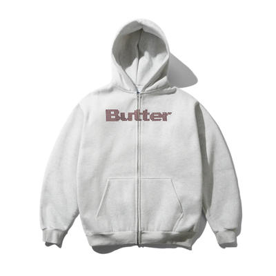 Butter Goods Stars Zip Thru Hood Ash