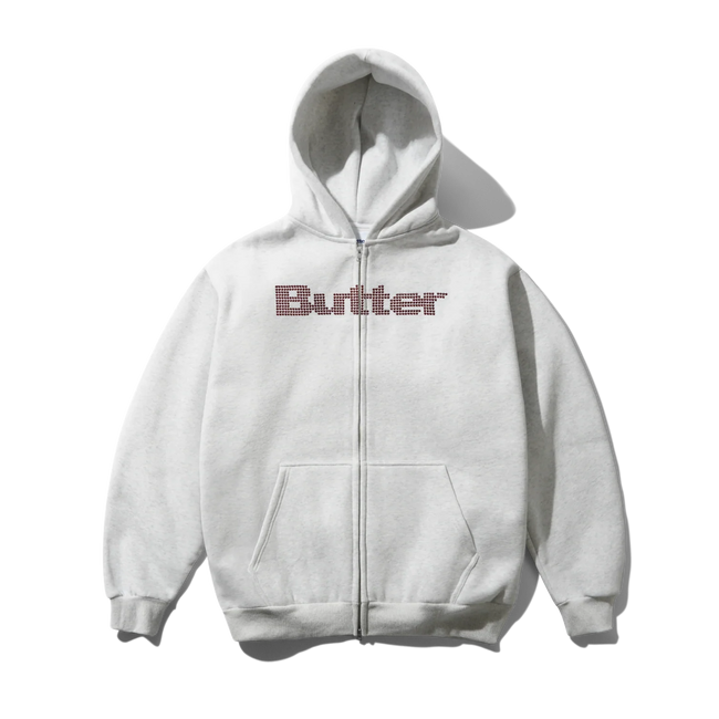 Butter Goods Stars Zip Thru Hood Ash