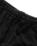 Cash Only Strip Fleece Sweatpants Washed Black