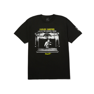 HUF x Isaac Hayes Tahoe Heavyweight T-Shirt Black