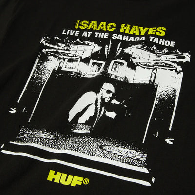 HUF x Isaac Hayes Tahoe Heavyweight T-Shirt Black