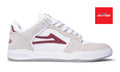 Lakai Telford Low James Capps Chocolate Edition Shoe White w Red