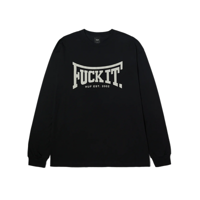 Huf Throwing Hands L/S T-Shirt Black