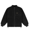 Dime Polar Fleece Sherpa Zip Jacket Black