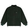 Dime Polar Fleece Sherpa Zip Jacket Forest Green