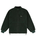 Dime Polar Fleece Sherpa Zip Jacket Forest Green