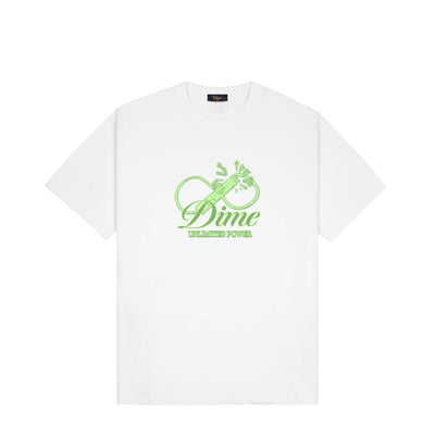 Dime Cursive Power T-Shirt White