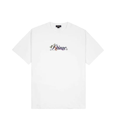 Dime Cursive Snake Tee White