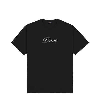 Dime Icy Cursive T-Shirt Black