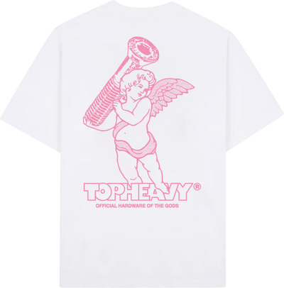 Top Heavy Hardware Of The Gods Tee - White