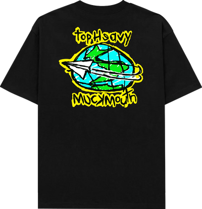 Muckmouth X Top Heavy Tee - Black