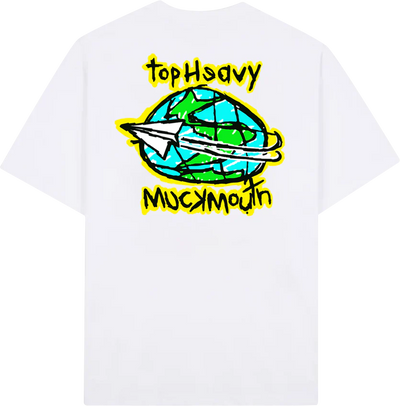 Muckmouth X Top Heavy Tee - White