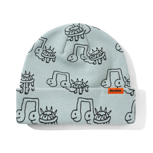 Butter Goods Turtle Cuff Beanie Grey