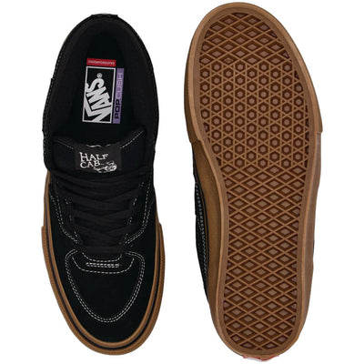 Vans Skate Half Cab Shoe Black/Gum/White