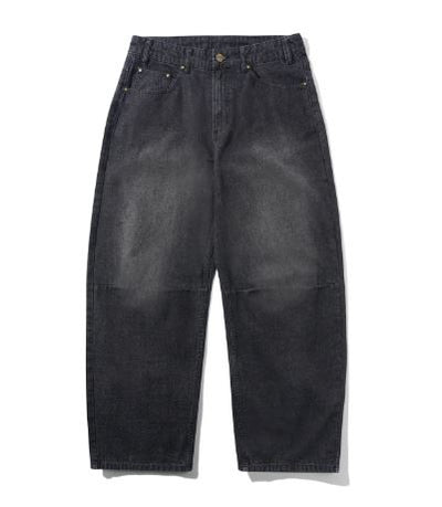 Butter Goods Wide Cut Denim Jeans Streaky Black