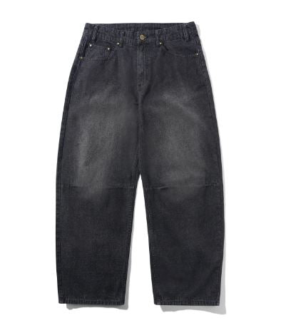Butter Goods Wide Cut Denim Jeans Streaky Black