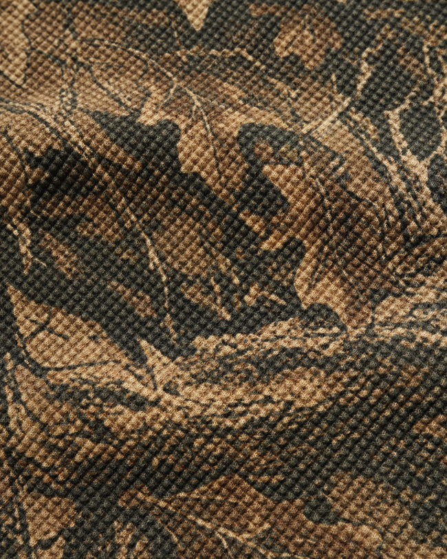 Butter Goods Waffle L/S Top Forest Camo