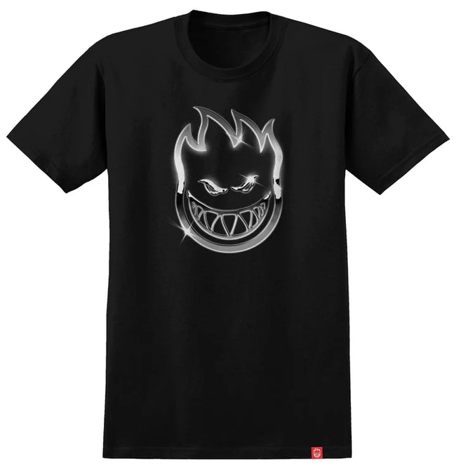 Spitfire Chrome Bighead Tee Black