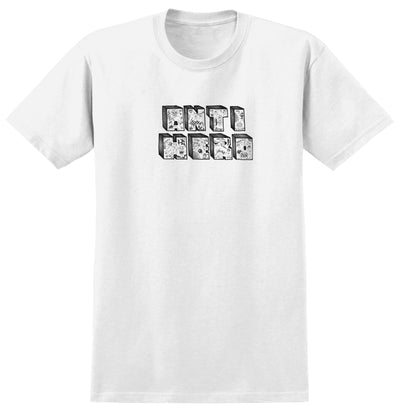 Anti Hero Stacked T-Shirt White