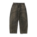 Butter Goods Wide Cut Denim Jeans Acid Washed Brown