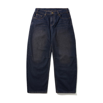 Butter Goods Wide Cut Denim Jeans Tinted Dark Indigo