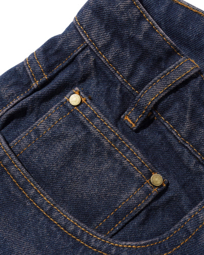 Butter Goods Wide Cut Denim Jeans Tinted Dark Indigo