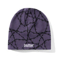 Butter Goods wired Skully Beanie Black or Purple
