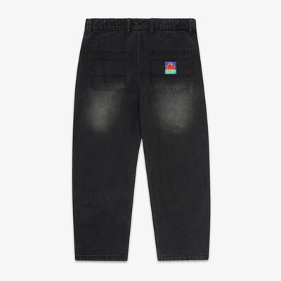 Butter Goods Work Pants Distressed Black