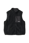 X-Large Reversible Sherpa Vest Black