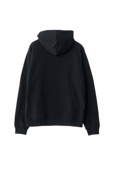 XLarge Satin College Hoodie Solid Black