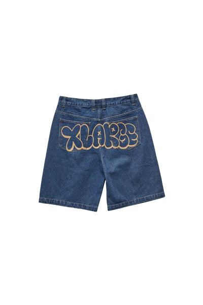 Xlarge Burst Bull Denim 91 Short Raw Indigo