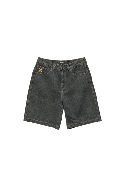Xlarge Bubble Bull Denim 91 Short Washed Black
