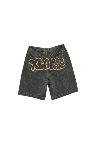 Xlarge Bubble Bull Denim 91 Short Washed Black