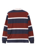 Xlarge Stripe Rugby Jersey Burgundy