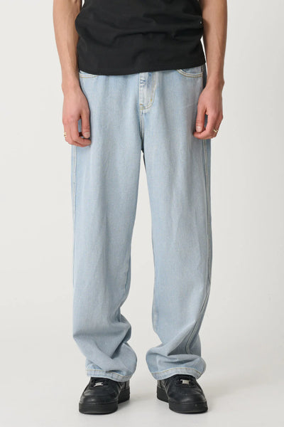 XLarge Baggy Bull Denim 91 Pant Washed Light Blue