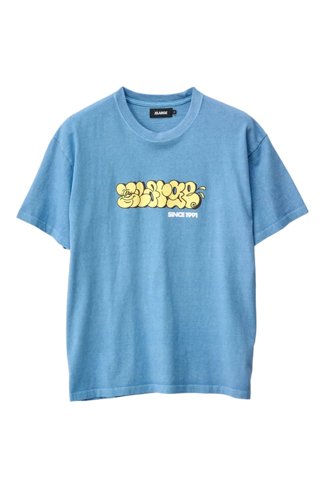 Xlarge Graffiti Smile Tee Pigment Blue