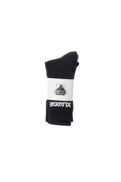 XLarge 91 Sock 3-Pack Black