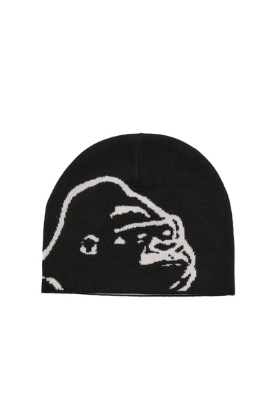Xlarge Gorilla Skull Beanie Black
