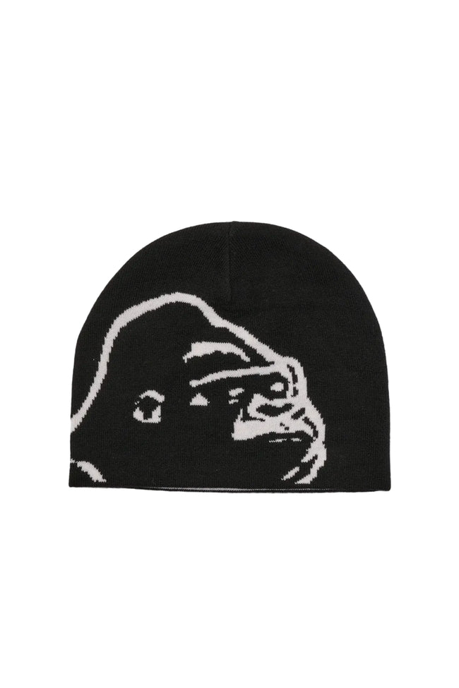 Xlarge Gorilla Skull Beanie Black