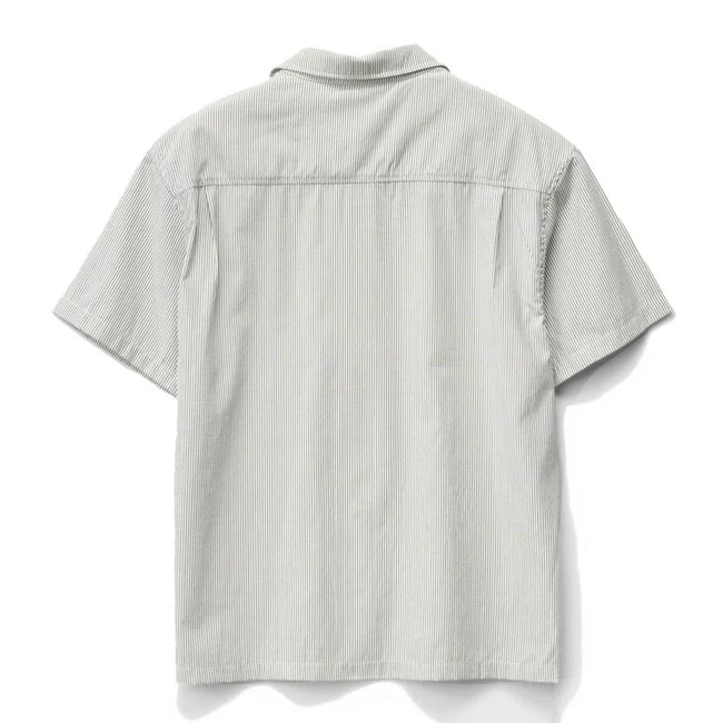 Xlarge Oxford Script SS Shirt White w Black Stripes