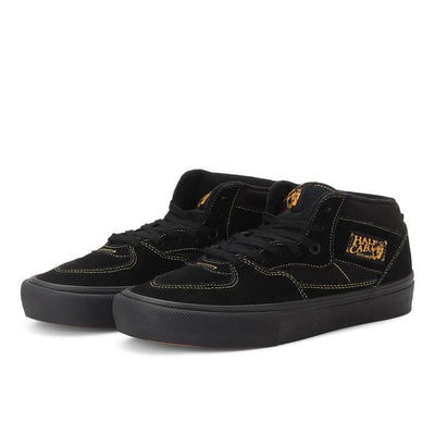 Vans Skate Half Cab Shoe Black/Mustard