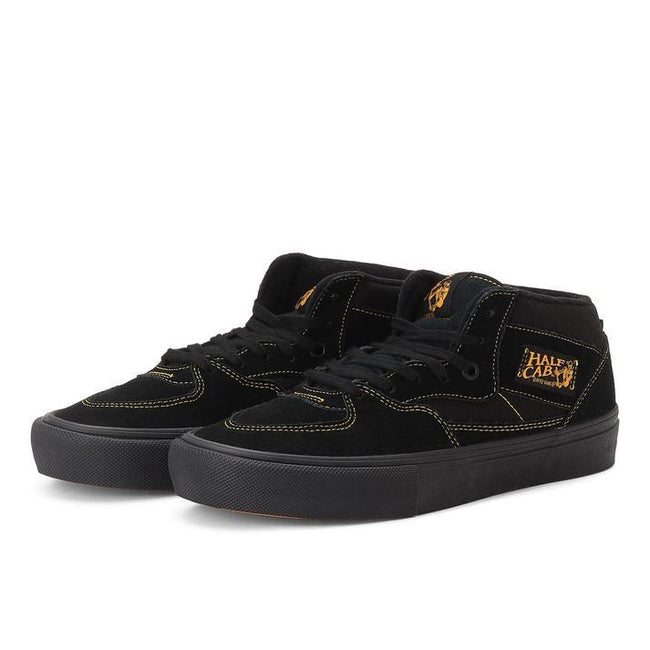 Vans Skate Half Cab Shoe Black/Mustard