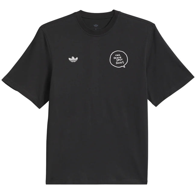 Adidas x Gonz Skate Spot Tee Black/Ice Purple