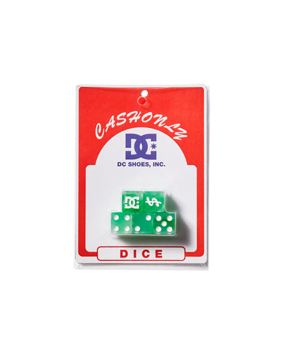 DC X Cash Only Dice Green