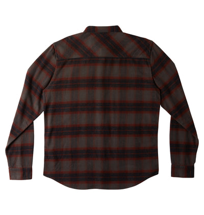 DC Marshal Flannel L/S Shirt Pirate Black/Red