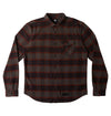 DC Marshal Flannel L/S Shirt Pirate Black/Red