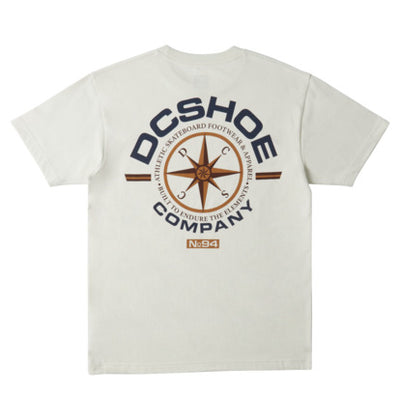 DC NO 94 Worker Compass T-Shirt Lily White