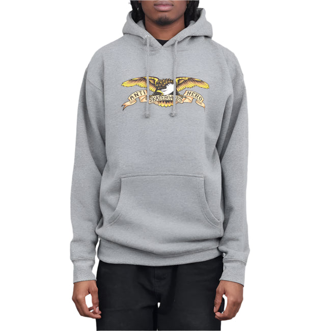 AntiHero Eagle Hood Gunmetal Heather